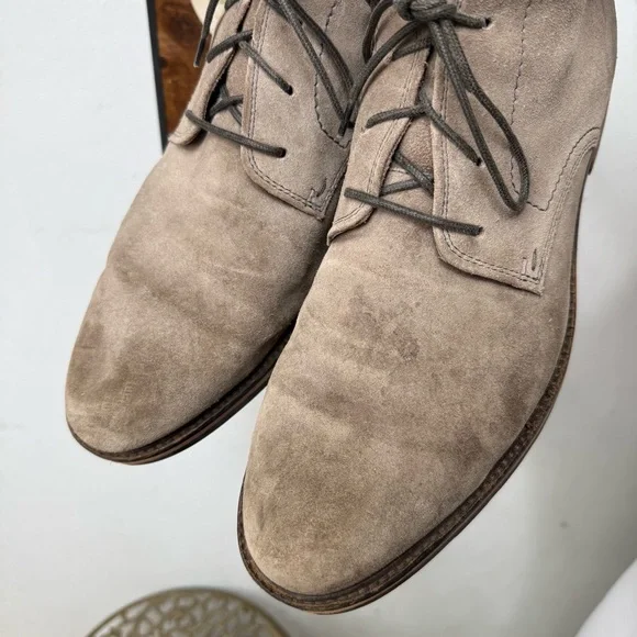 Cole Haan Suede Lace-Up Chukka Boots - Picture 8 of 12